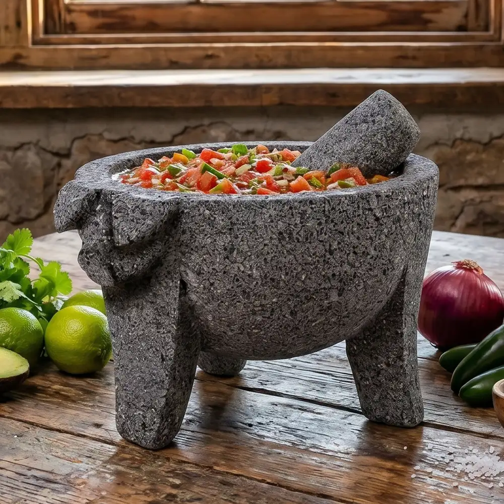 Authentic FESTMEX pig molcajete 2026