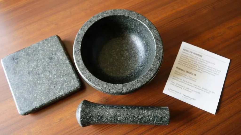 Traditional materials and ingredients for Princess House Molcajete Review